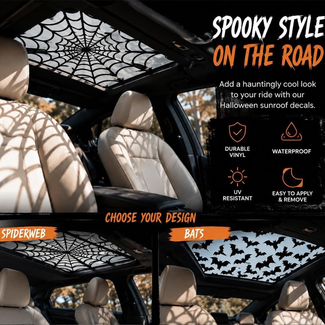 Araba Tavanı İçin Cadılar Bayr - Spider Web Halloween Decoration incelemesi ve fiyatı