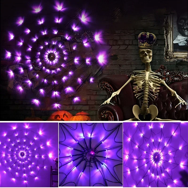 1-4 adet Cadılar Bayramı Örümc - Halloween Led String Lights Orange incelemesi ve fiyatı
