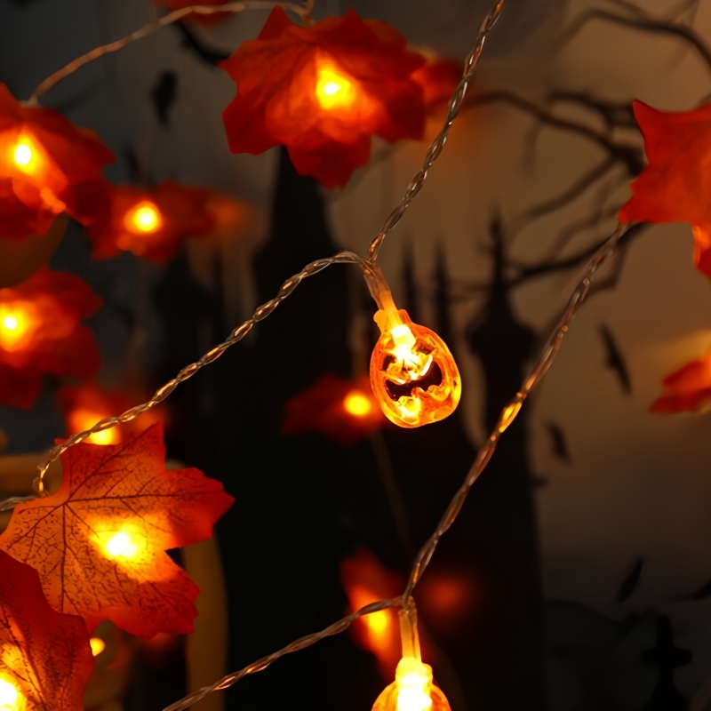 1 adet 59in/118in cadılar bayr - Halloween Led String Lights Orange incelemesi ve fiyatı