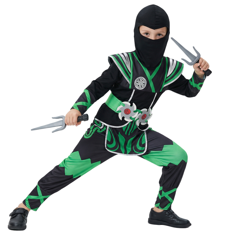 Yeşil Ninja Kostümü Çocuklar i - Halloween Costume Kids incelemesi ve fiyatı