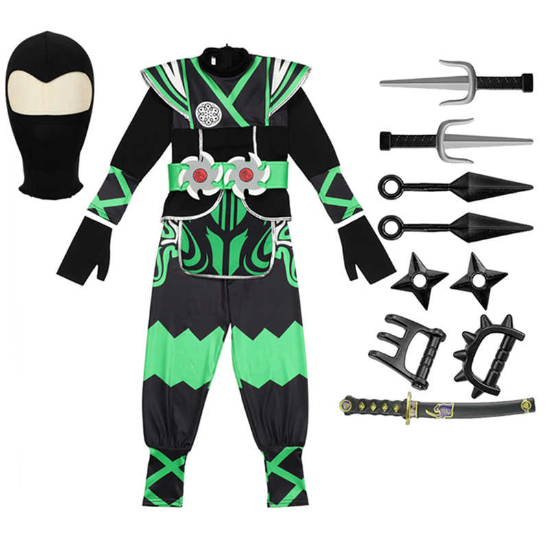 Yeşil Ninja Kostümü Çocuklar i - Halloween Costume Kids incelemesi ve fiyatı