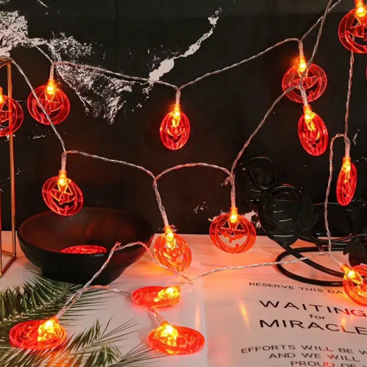 1 adet 20LED turuncu düz içi b - Halloween Led String Lights Orange incelemesi ve fiyatı