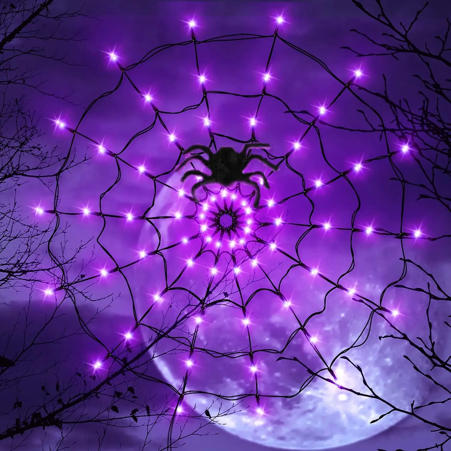 Cadılar Bayramı LED Dize Işık  - Spider Web Halloween Decoration incelemesi ve fiyatı