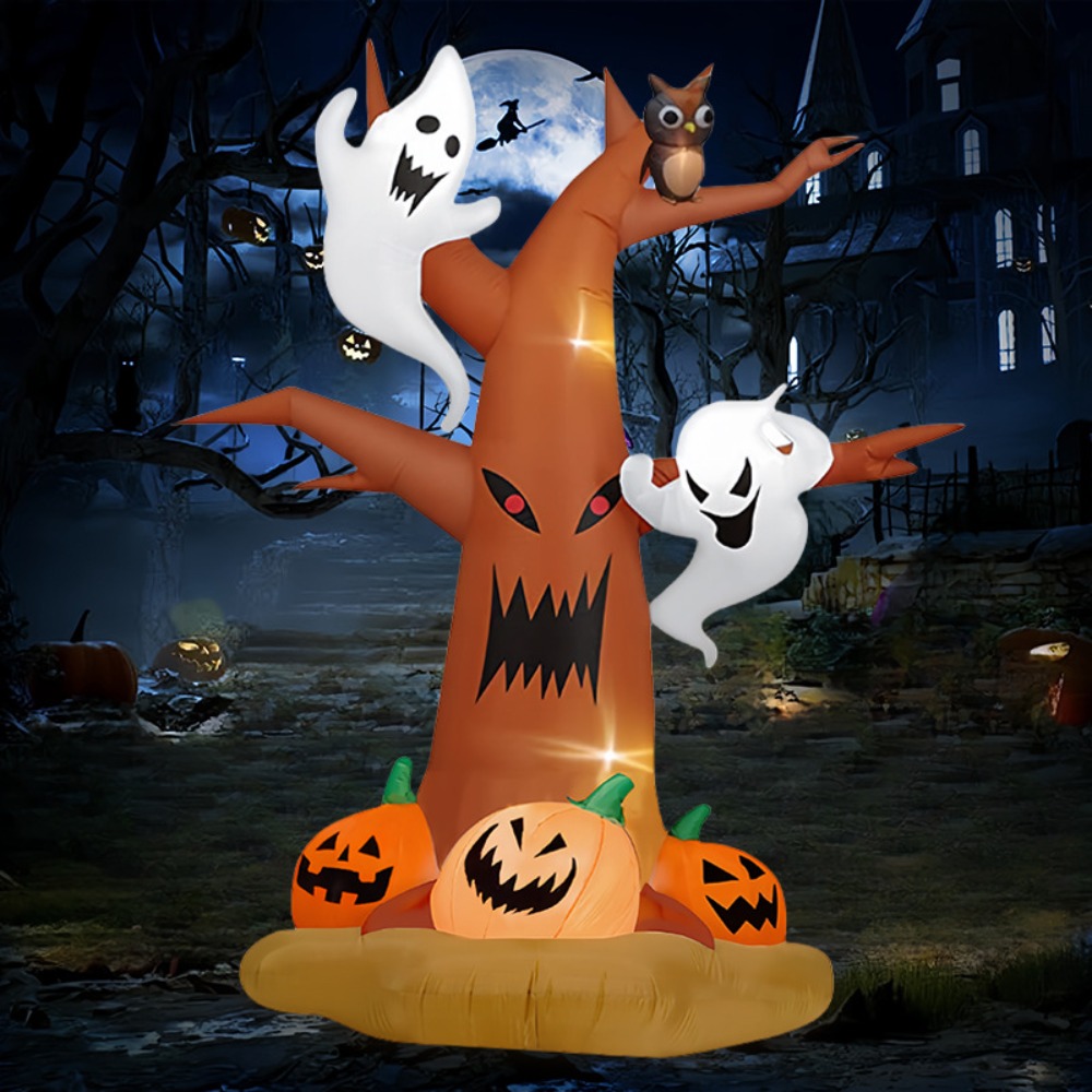 2.4 Metre Şişme Cadılar Bayram - Halloween Pumpkin Decor Led incelemesi ve fiyatı
