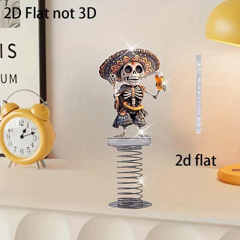 Cadılar Bayramı 2D Akrilik Sal - Halloween Skeleton Decoration incelemesi ve fiyatı