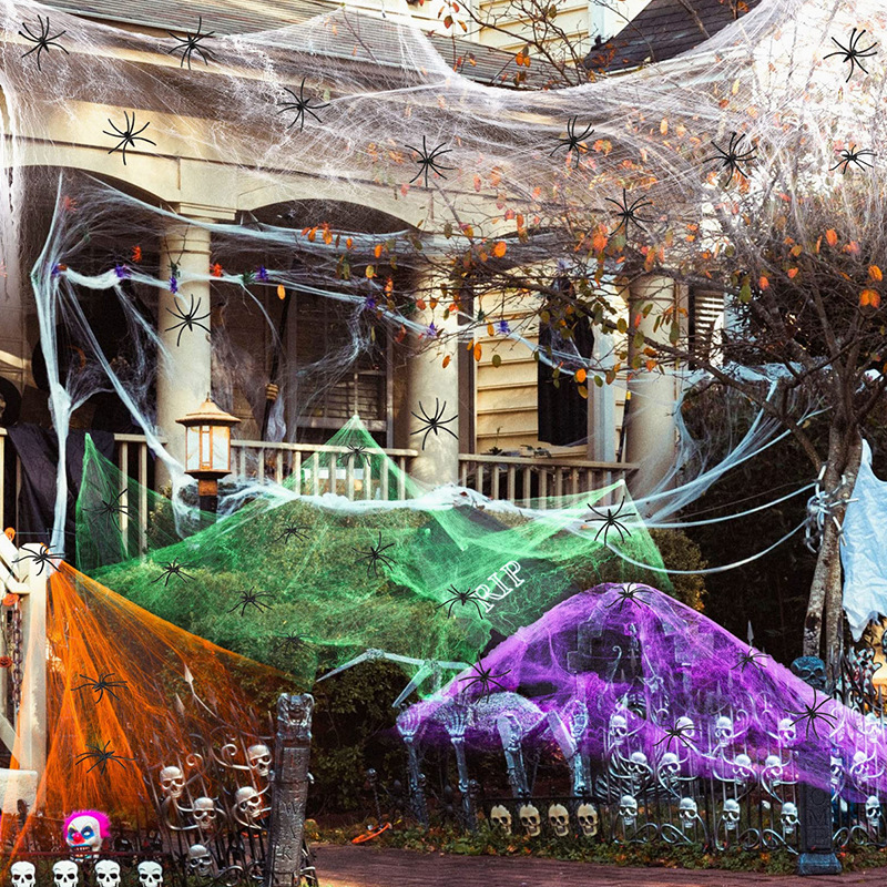 Cadılar Bayramı Dekorasyonu: B - Spider Web Halloween Decoration incelemesi ve fiyatı