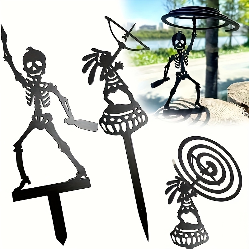 2D 1 adet Metal Taşınabilir İs - Halloween Skeleton Decoration incelemesi ve fiyatı