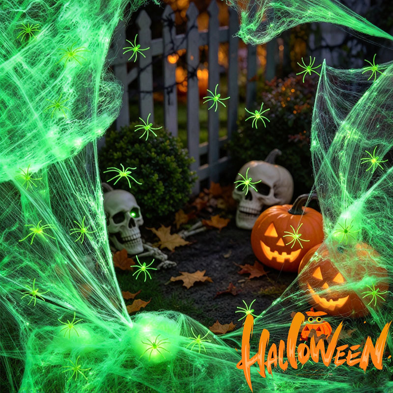 1-5 Takım Cadılar Bayramı Kara - Spider Web Halloween Decoration incelemesi ve fiyatı